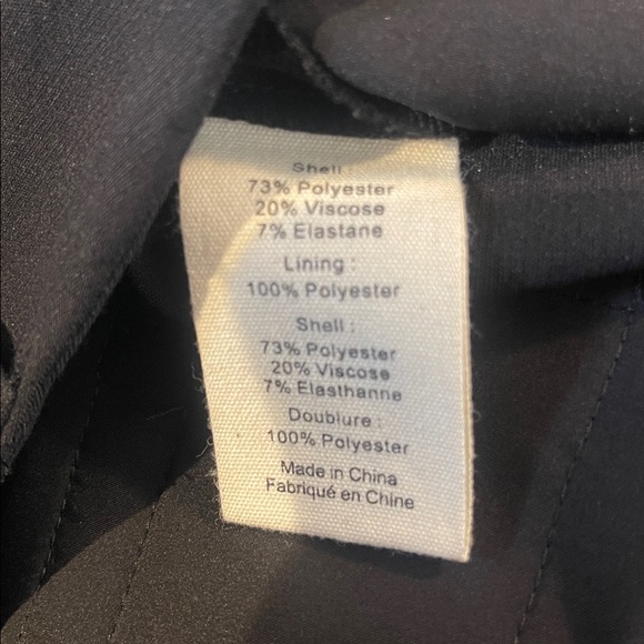 NWOT: L'AGENCE Classic Black Wide-Leg Trousers Size 12 - Picture 7 of 8